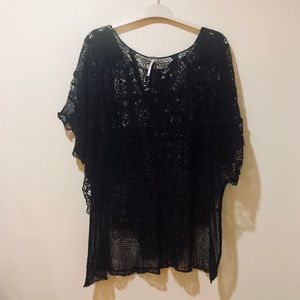 Free People Crochet Kaftan